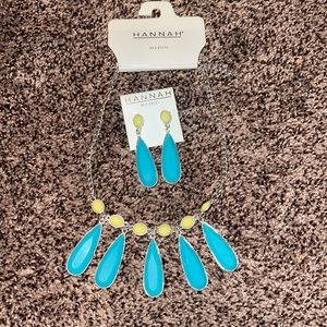 Hannah Accents Necklacw/Earring Set
